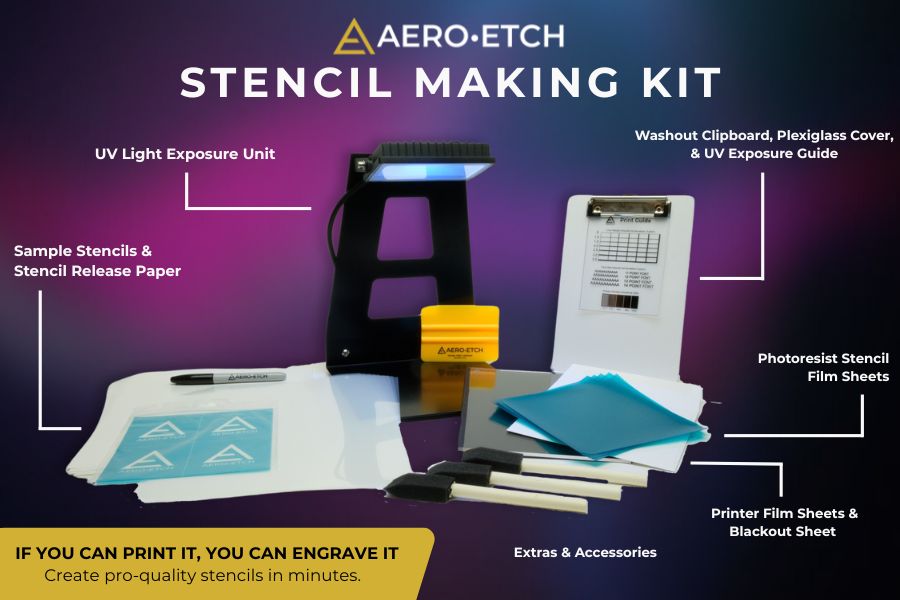 Aero-Etch Stencil Making Kit